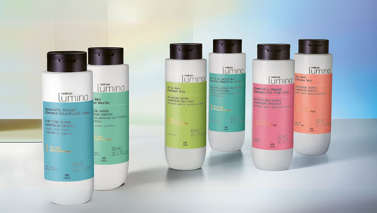 Natura Lumina Brazilian hair care collection