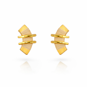 Ethereal Amazonia Modern Buriti Stud Earrings