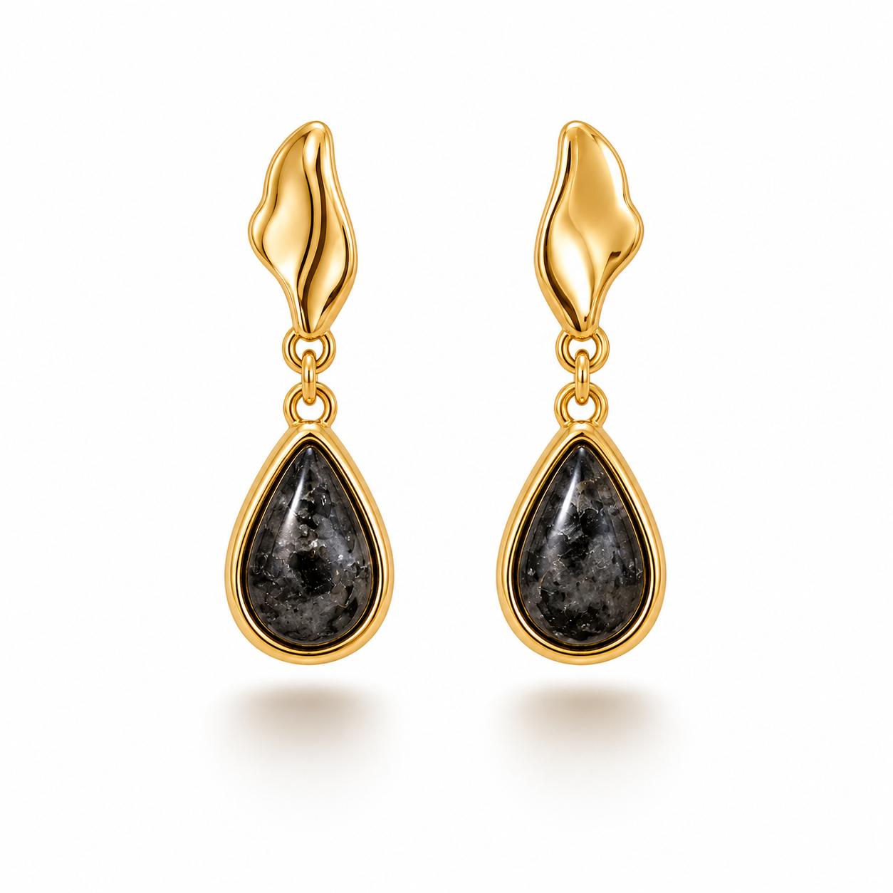 Colours of Brazil Luna Drop Fluid Stud Earrings