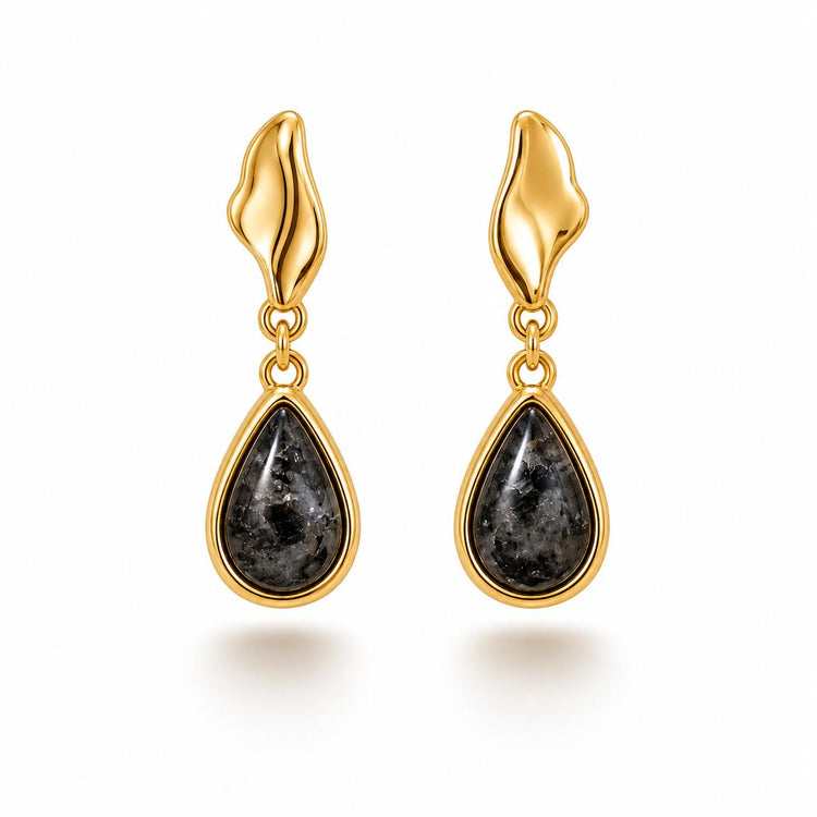 Colours of Brazil Luna Drop Fluid Stud Earrings