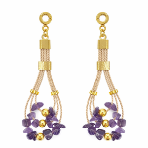 Ethereal Amazonia Layered Buriti Earrings