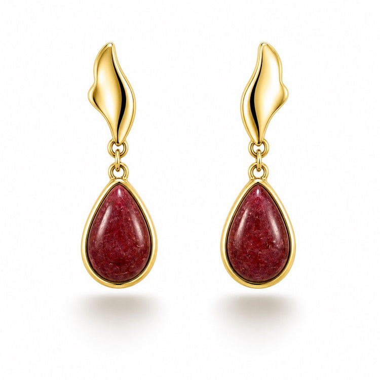Colours of Brazil Luna Drop Fluid Stud Earrings