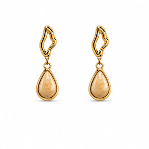 Colours of Brazil Luna Drop Frame Stud Earrings