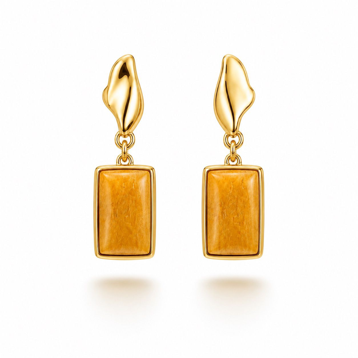 Colours of Brazil Lina Drop Fluid Stud Earrings