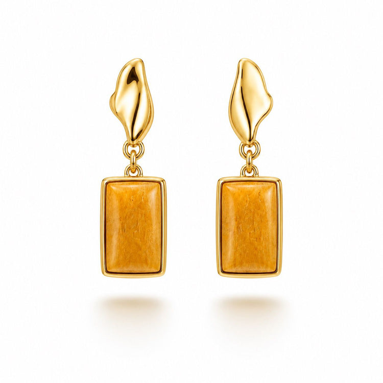 Colours of Brazil Lina Drop Fluid Stud Earrings