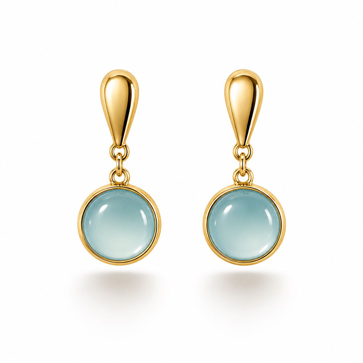 Colours of Brazil Serenity Teardrop Stud Earrings