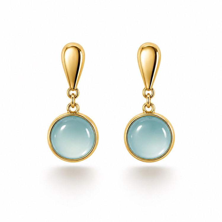 Colours of Brazil Serenity Teardrop Stud Earrings