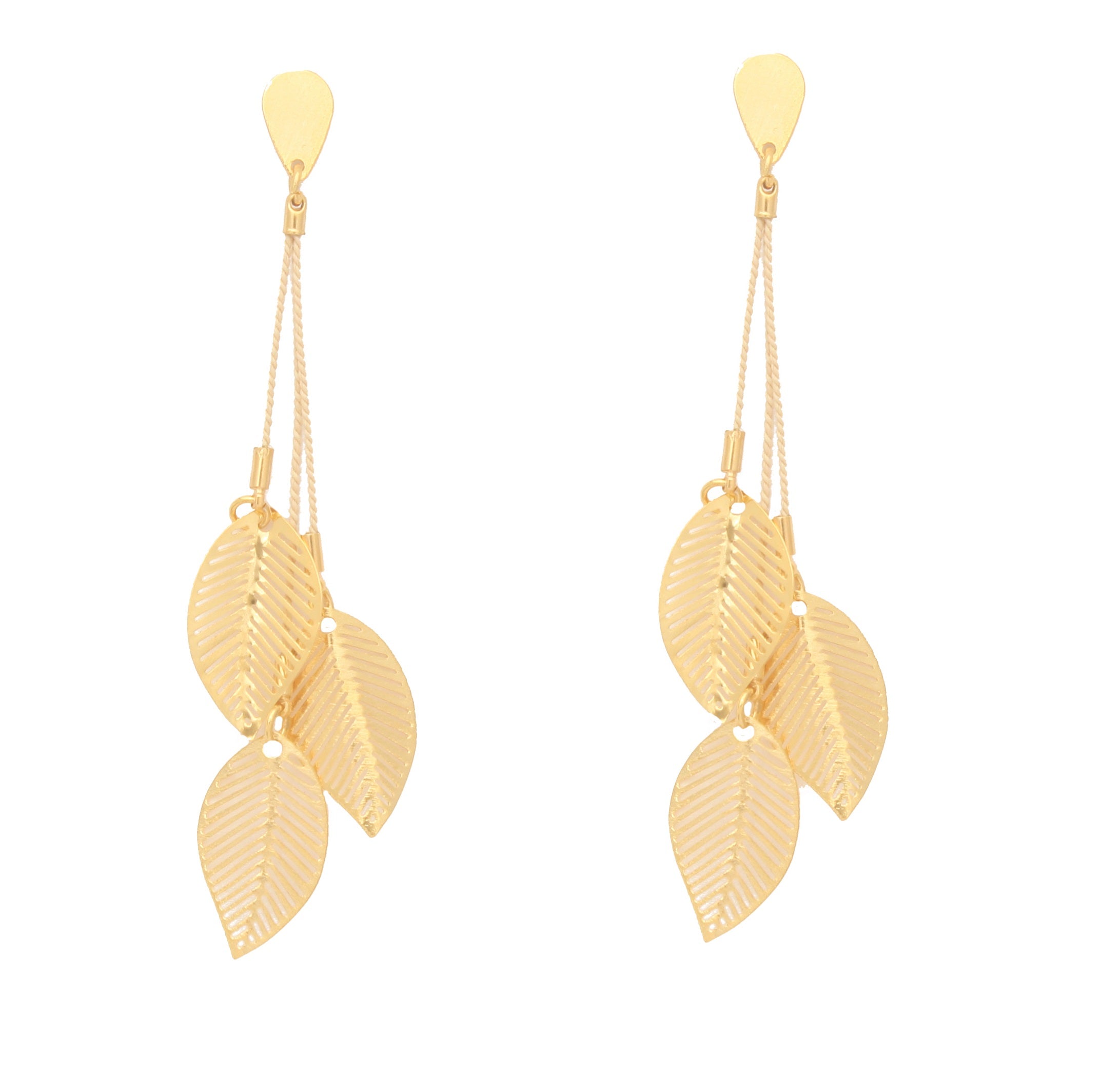 Ethereal Amazonia Leaf Buriti Earrings - Botanic Colection