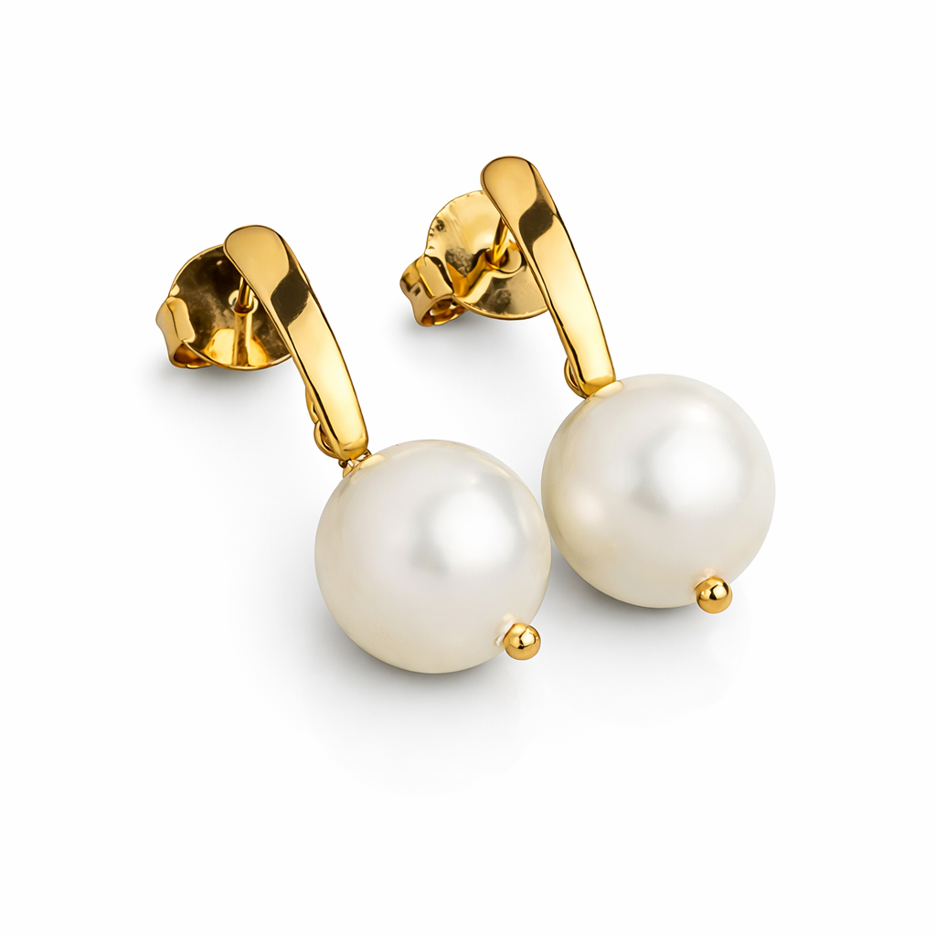 Essentials of Brazil Sphere Drop Pearl Earrings