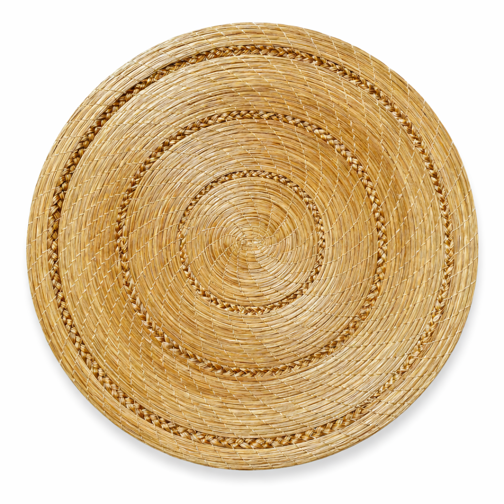 Golden Grass "Capim Dourado" Handcrafted Mandala/ Table Mat