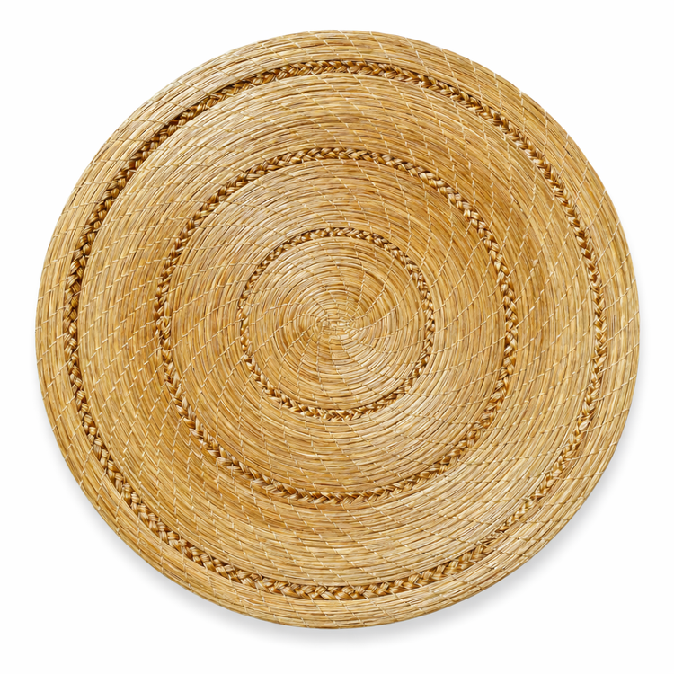 Golden Grass "Capim Dourado" Handcrafted Mandala/ Table Mat