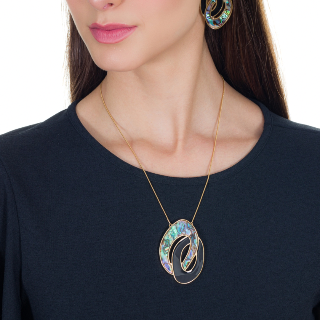 TerraFusion Gems - Abalone Shell 🐚 Necklace