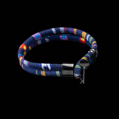 Mariotti Blue Rope Bracelet | Key Design | Men's Bracelet