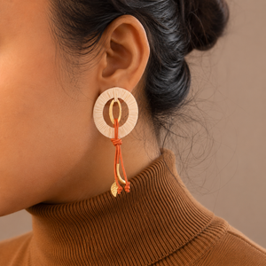 Ethereal Amazonia Tropical Buriti Earrings, additional product view