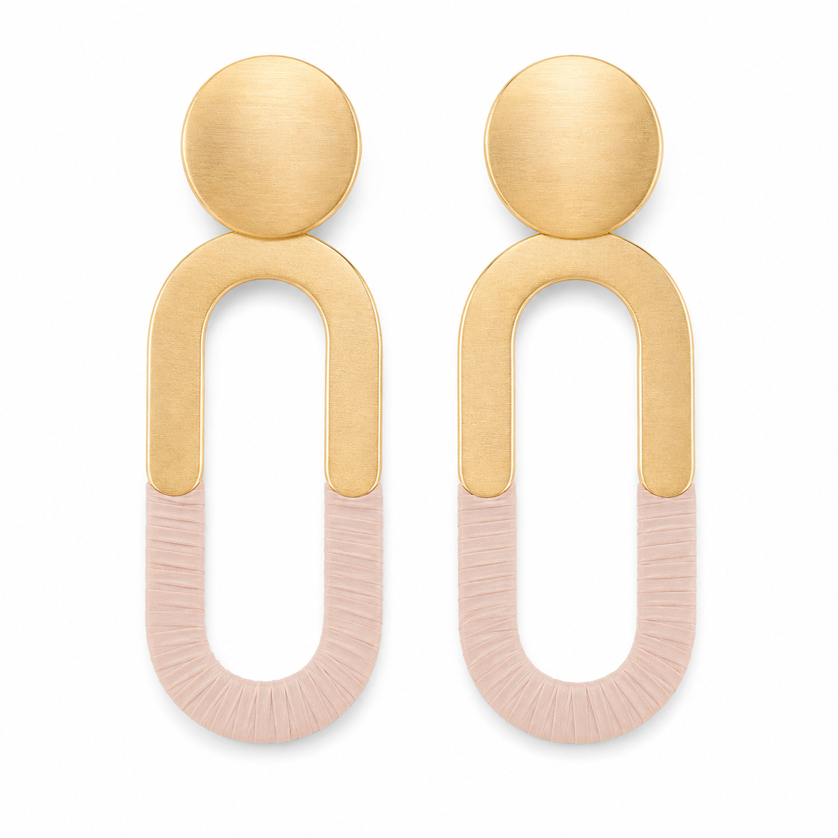 Ethereal Amazonia Sculpted Buriti Statement Earrings