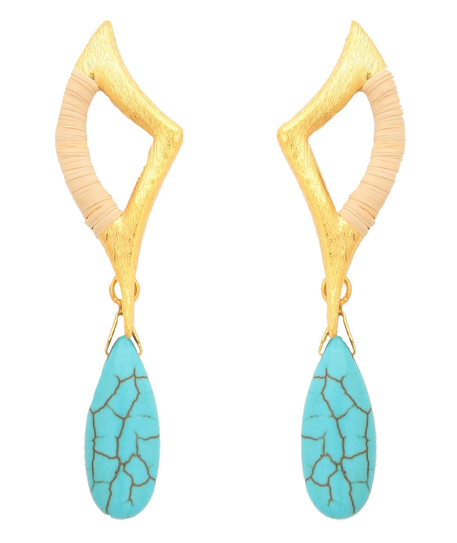 Turquoise Stones Earrings