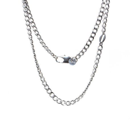 Silver Stainless Steel necklace| Men's Necklace