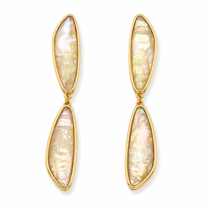 TerraFusion Gems Abalone Horizon Statement Earrings — additional product view 3