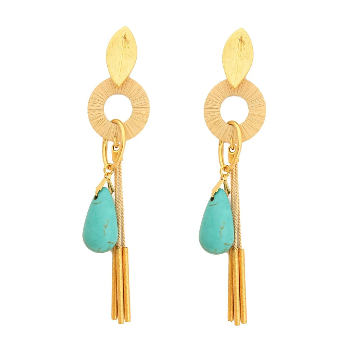 Ethereal Amazonia Droplet Earrings