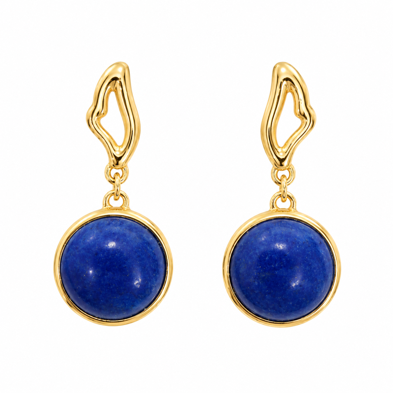 Colours of Brazil Serenity Drop Frame Stud Earrings