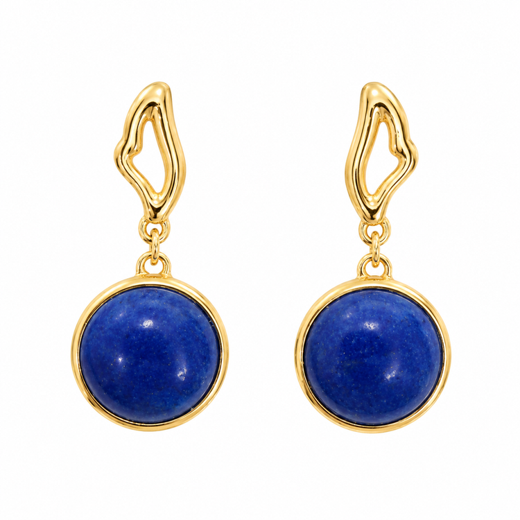 Colours of Brazil Serenity Drop Frame Stud Earrings