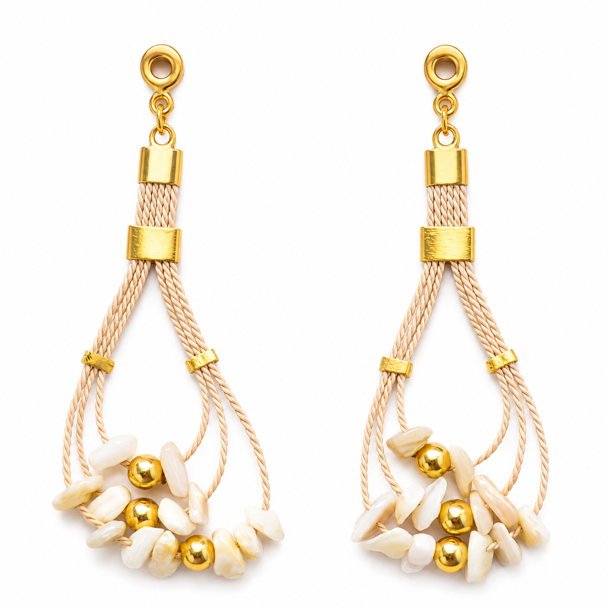 Ethereal Amazonia Layered Buriti Earrings