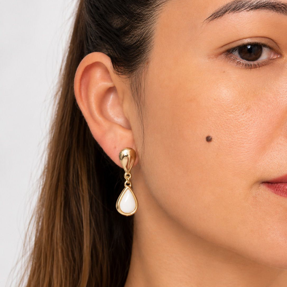 Colours of Brazil Luna Drop Aura Stud Earrings