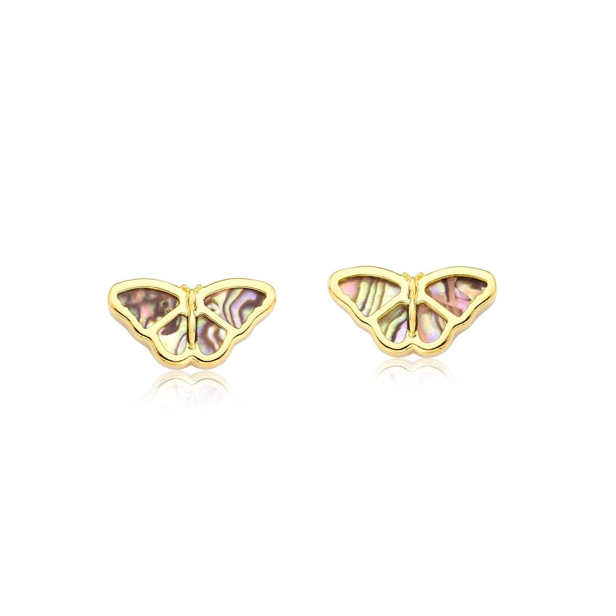Butterfly Abalone Shell Earrings - Ayla Collection