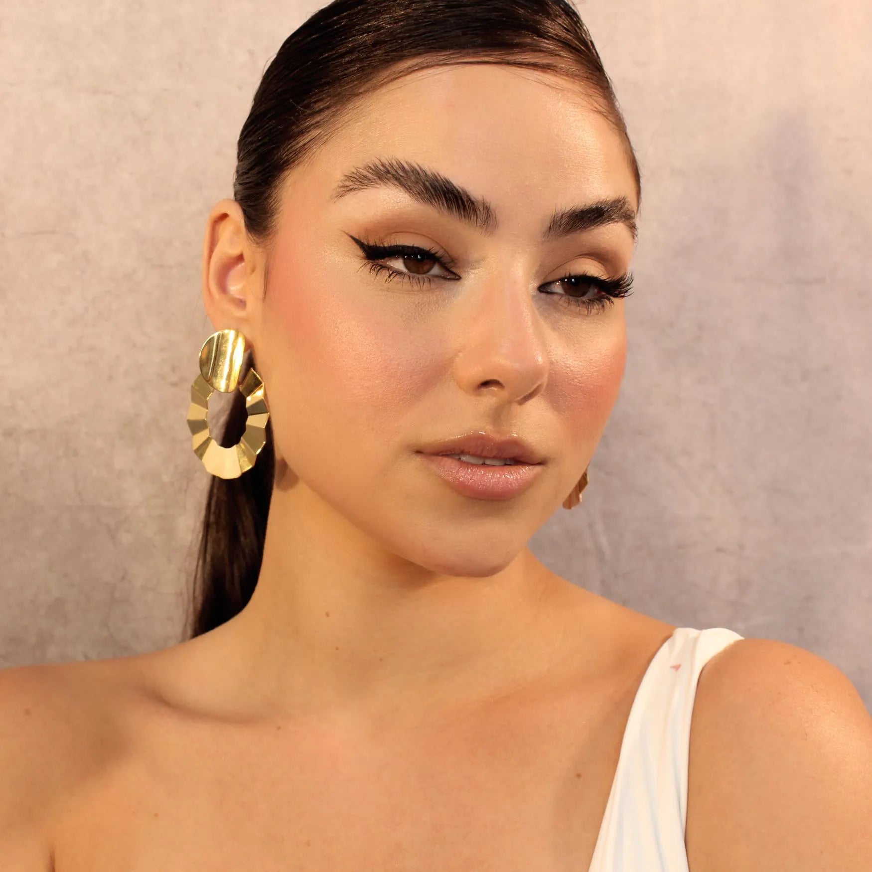 Ethereal Amazonia Eternal Gold Maxi Earrings