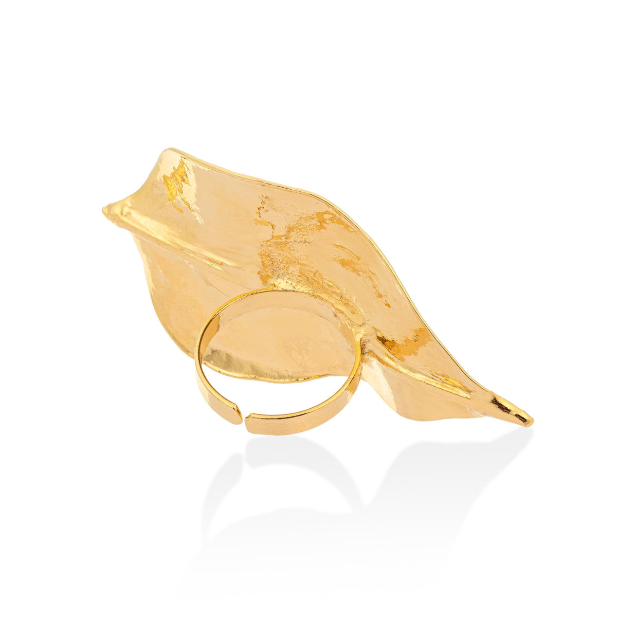 Blooming Beauty Antúrio Leaf Adjustable Ring — additional product view 2