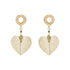 Blooming Beauty 18k Gold Plated Eternal Gold Squeletonized Leaf Earrings - Treasures of Brazil