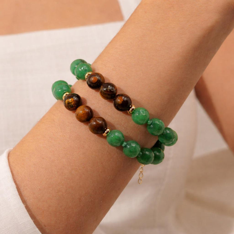 Essentials of Brazil Natural Green Turquoise Harmony Bracelet