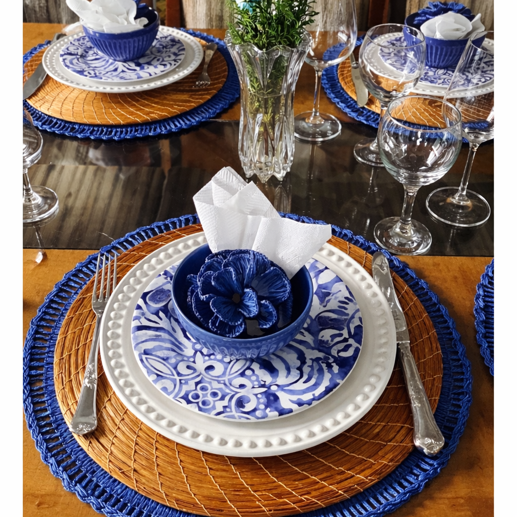 Golden Grass "Capim Dourado" Handcrafted Table Mats