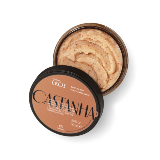 CASTANHA EXFOLIATING SCRUB - EKOS - 200g - Vegan