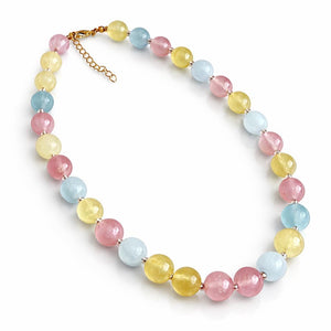 Essentials of Brazil Candy Jade Coin Necklace