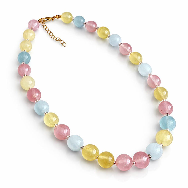 Essentials of Brazil Candy Jade Coin Necklace