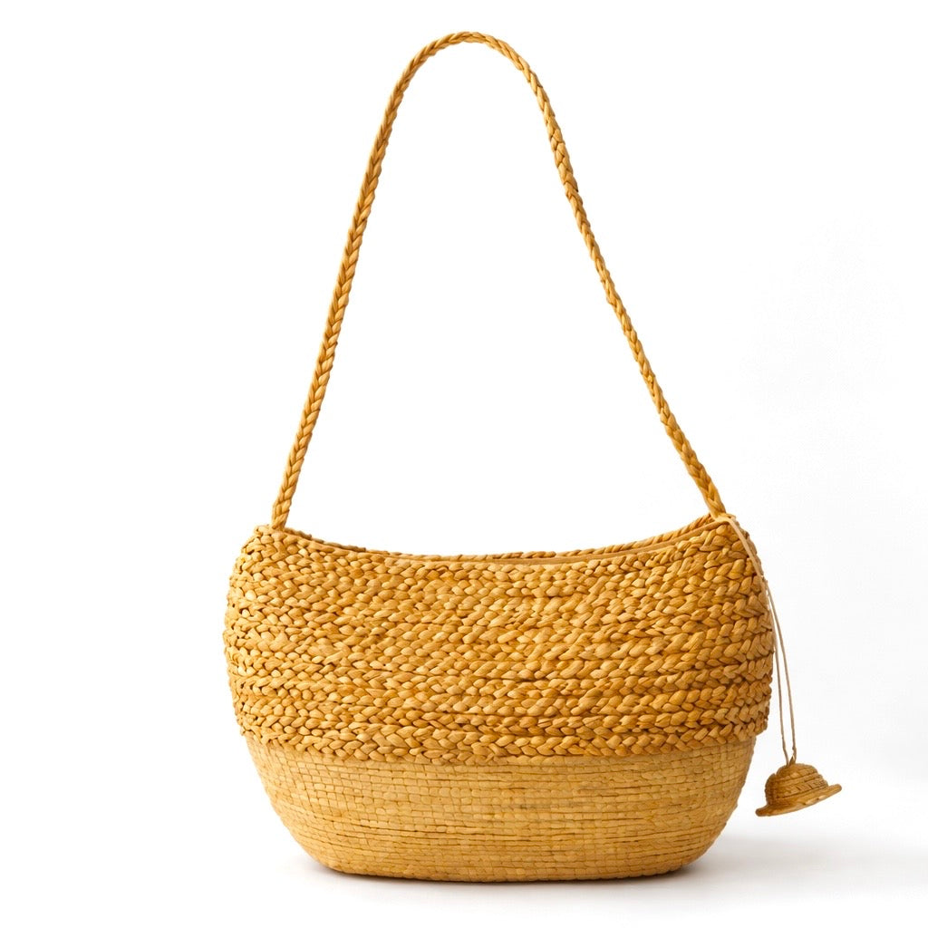 EarthWoven Treasures Golden Grass Bag