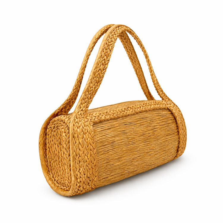 EarthWoven Golden Grass Clutch Bag