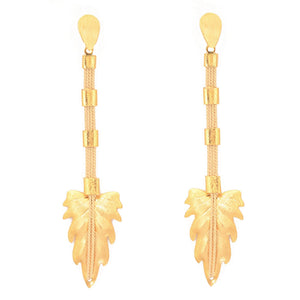 Ethereal Amazonia 18k Gold Plated Flora Earrings - Treasures of Brazil