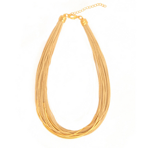 Ethereal Amazonia 18k Gold Plated Golden Nest Buriti Necklace - Treasures of Brazil