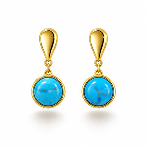 Colours of Brazil Serenity Teardrop Stud Earrings