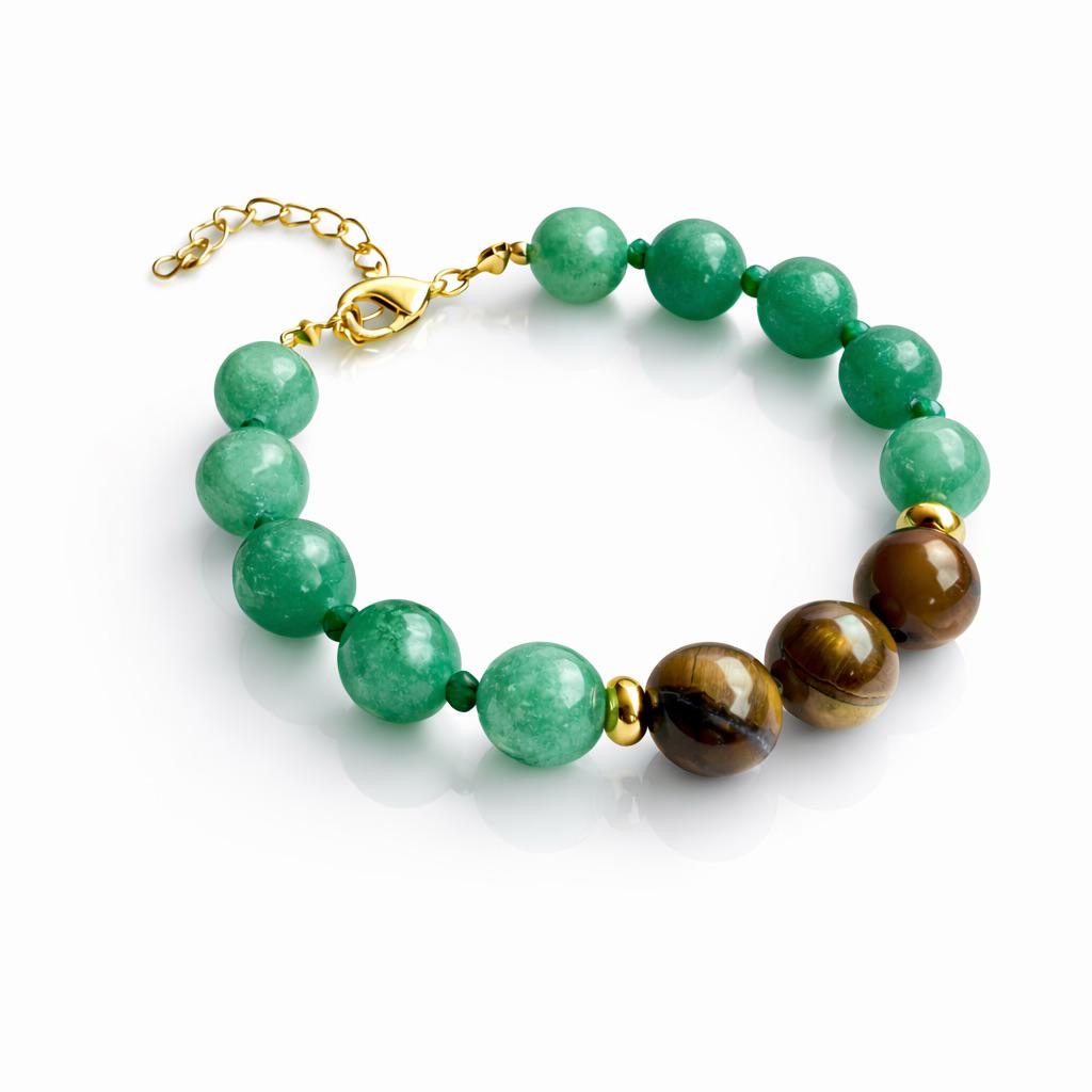 Essentials of Brazil Natural Green Turquoise Harmony Bracelet