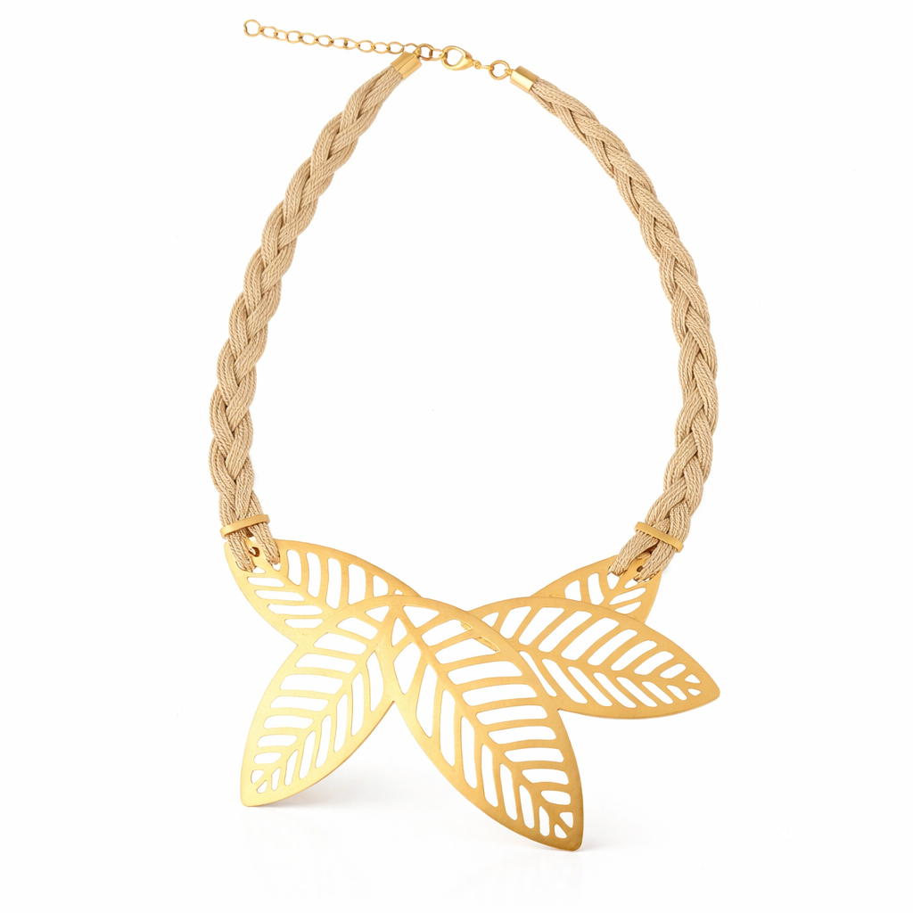 Ethereal Amazonia Leaves Necklace