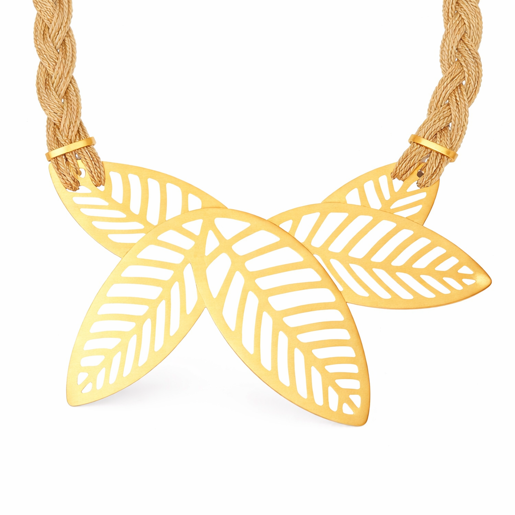Ethereal Amazonia Leaves Necklace