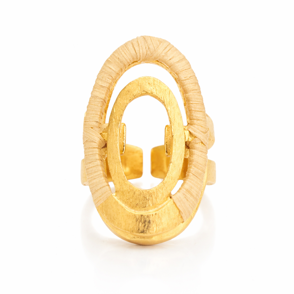 Ethereal Amazonia Buriti Mystic Tide Adjustable Ring
