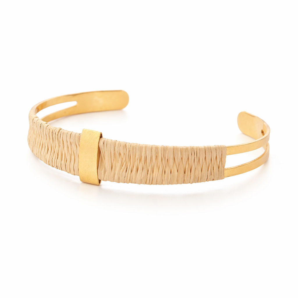 Ethereal Amazonia Weaved Beauty Buriti Cuff Bracelet