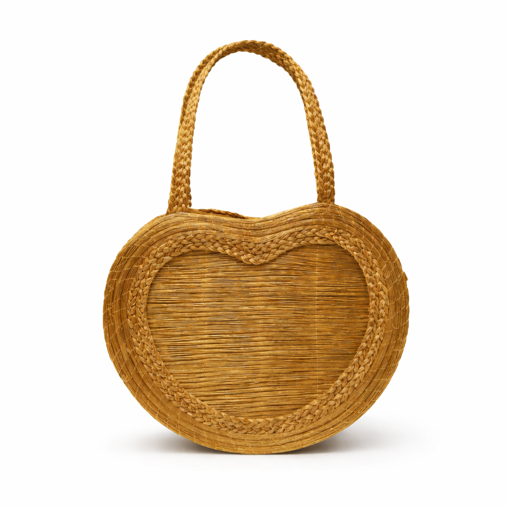 EarthWoven Treasures Golden Grass Handbag