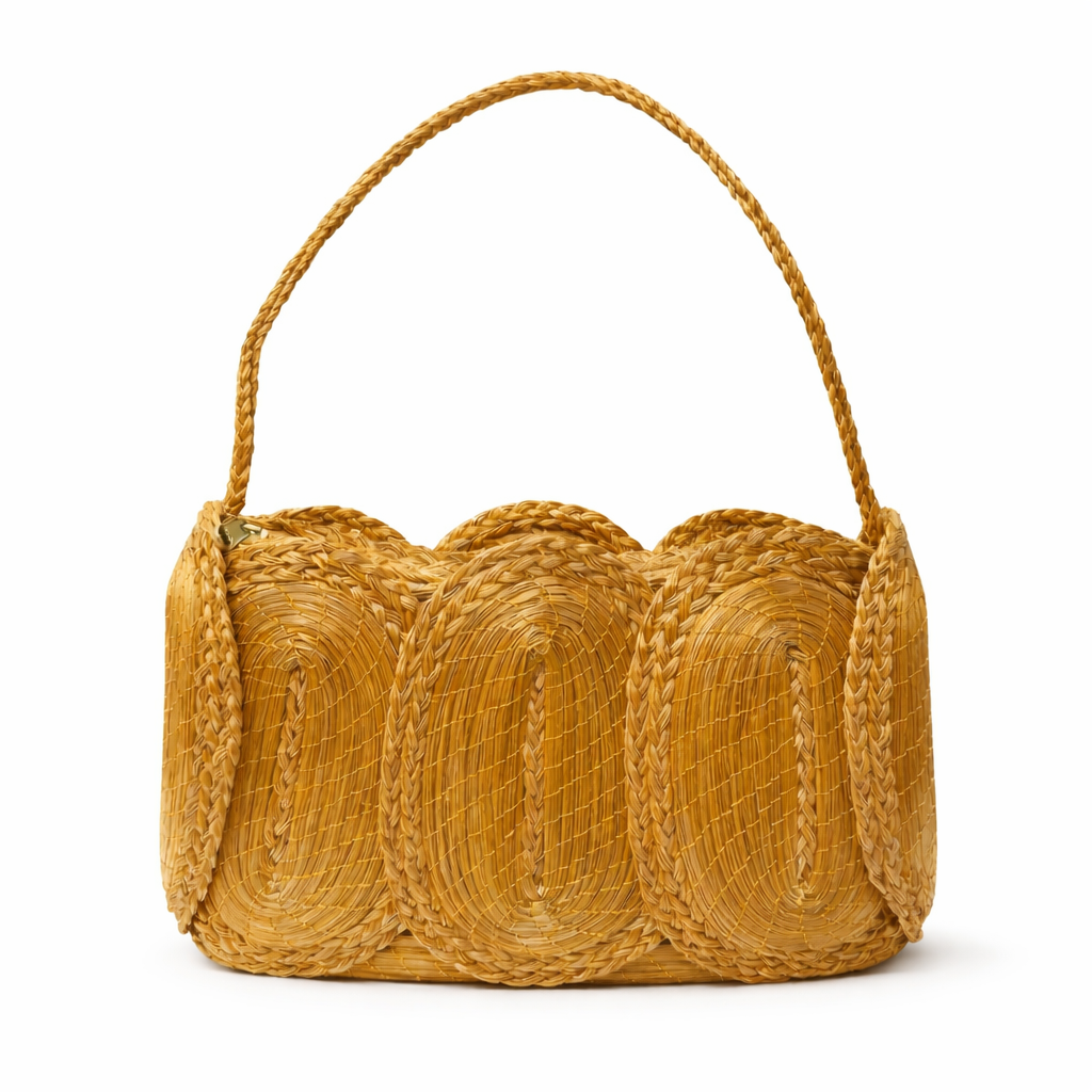 EarthWoven Treasures Golden Grass Shoulder Bag - Capim Dourado