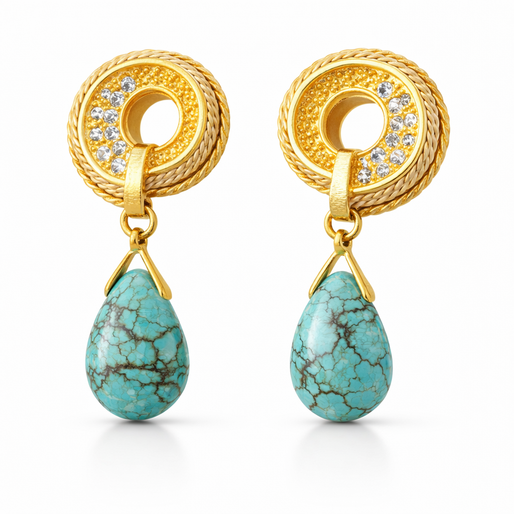 Ethereal Amazonia Spiral Chic Earrings