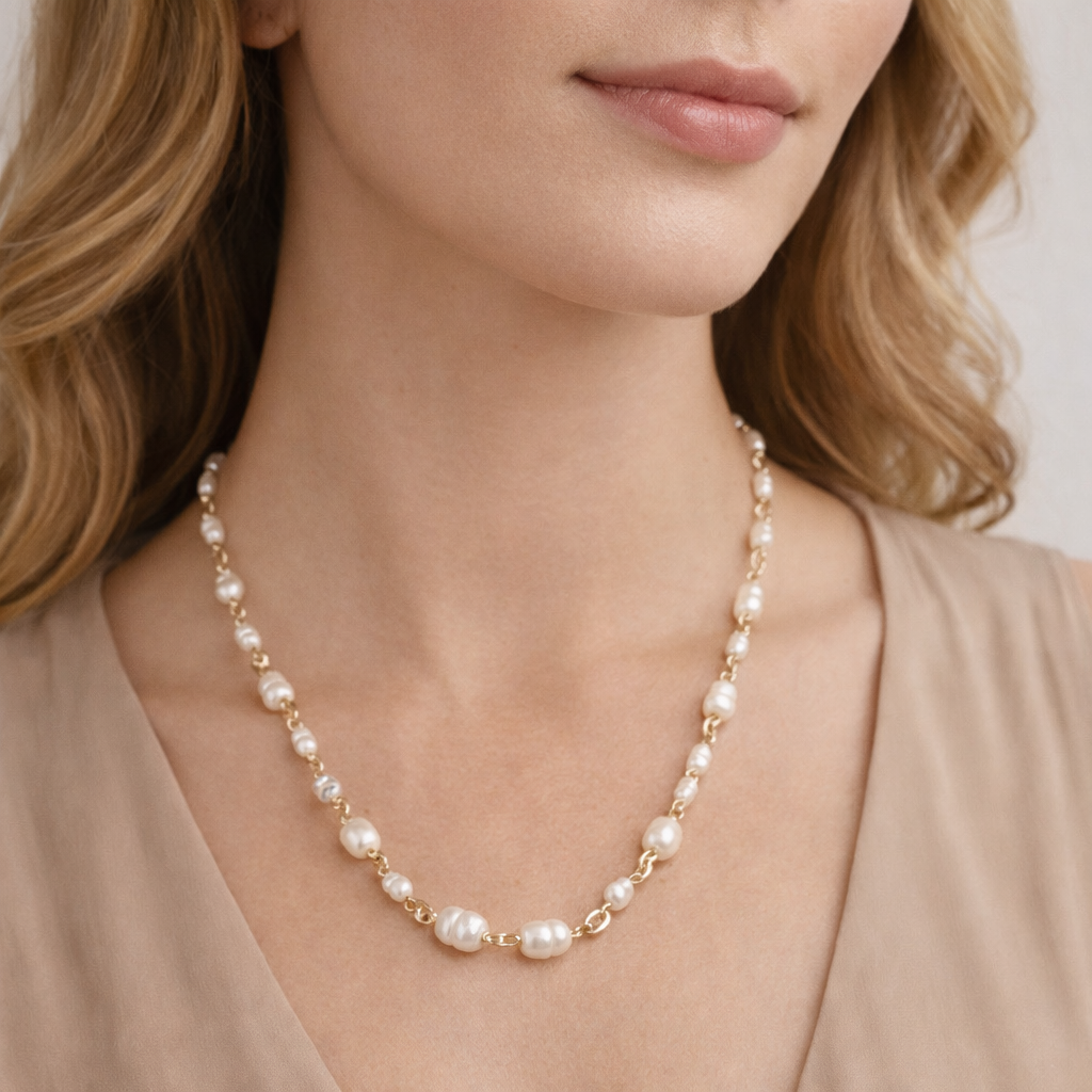 PearlFusion Necklace of Freshwater Pearls